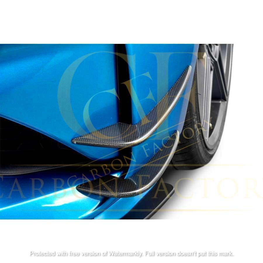 BMW F87 M2 Carbon Fibre Front Canards Set 16-21-Carbon Factory