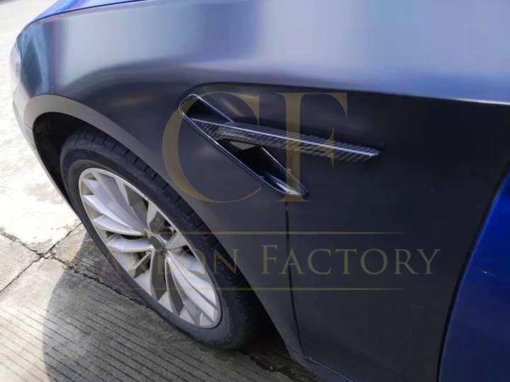 BMW F90 M5 Carbon Fibre Side Fender Trims 17-20-Carbon Factory