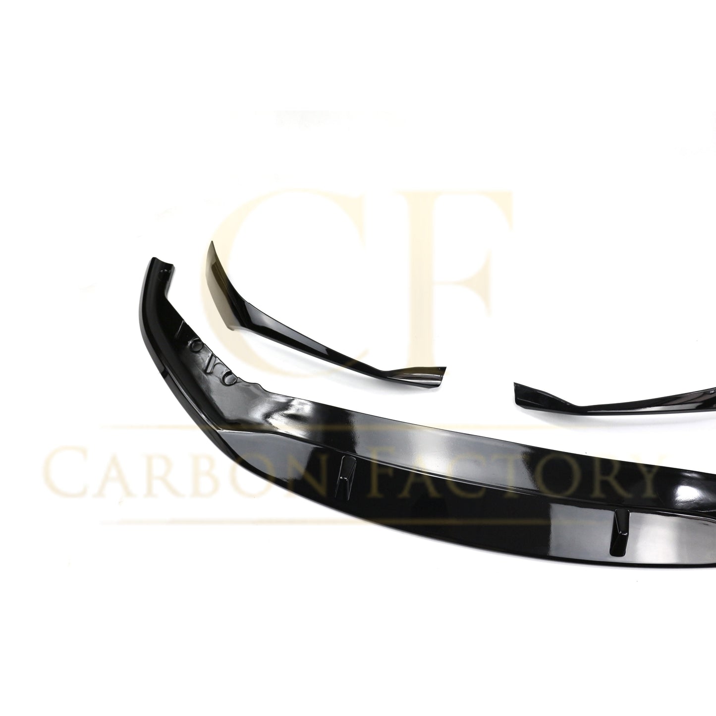 BMW G30 5 Series LCI M Style Gloss Black Front Splitter 21-Present-Carbon Factory