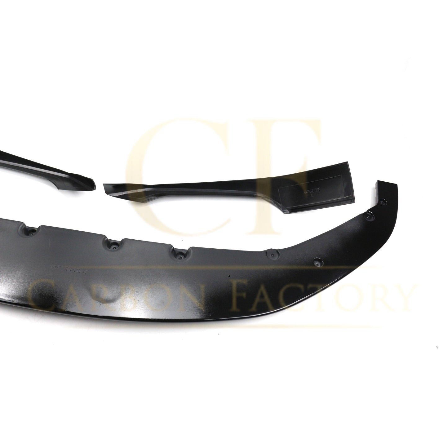 BMW G30 5 Series LCI M Style Gloss Black Front Splitter 21-Present-Carbon Factory