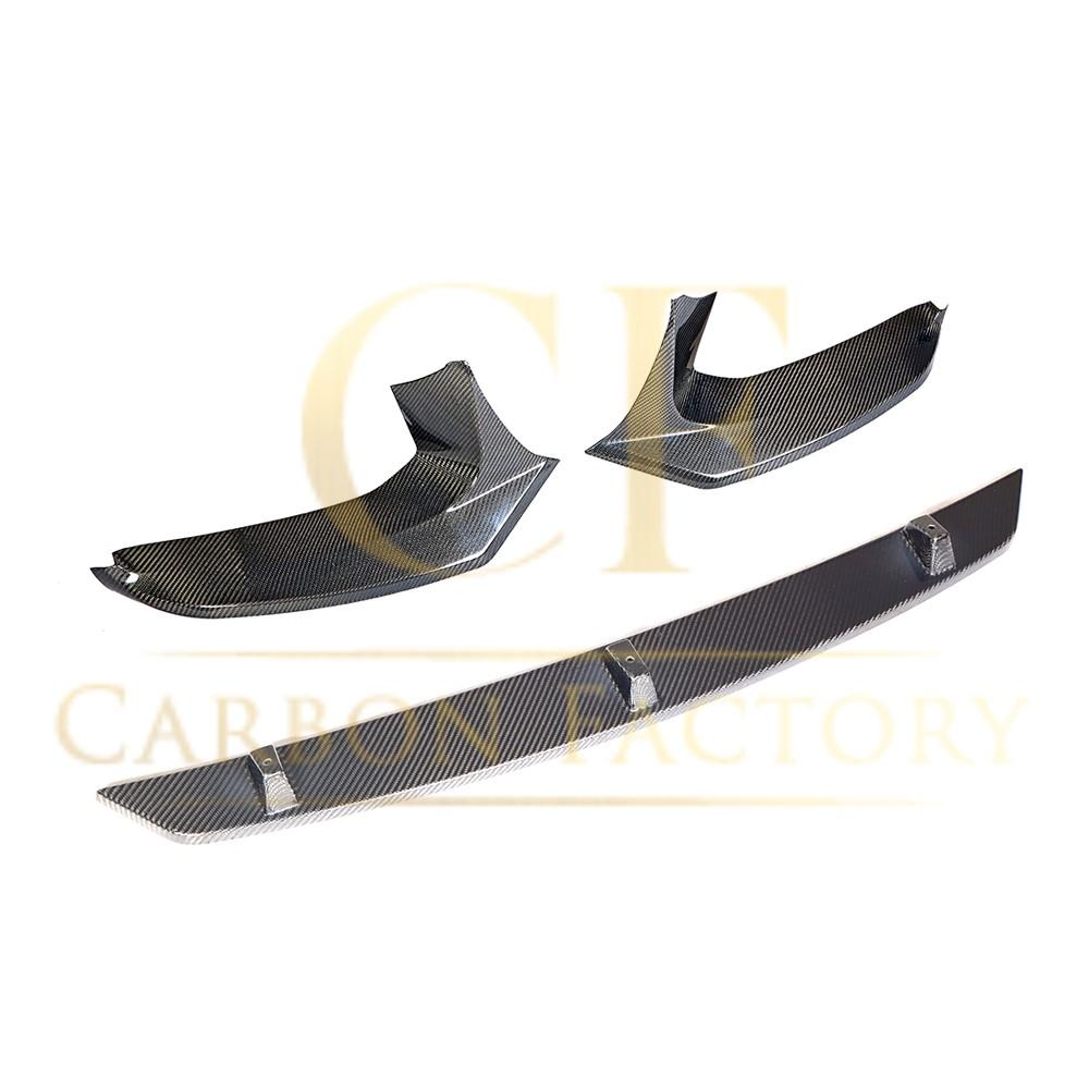 BMW G30 5 Series M Sport Carbon V Style Front Splitter 17-20-Carbon Factory