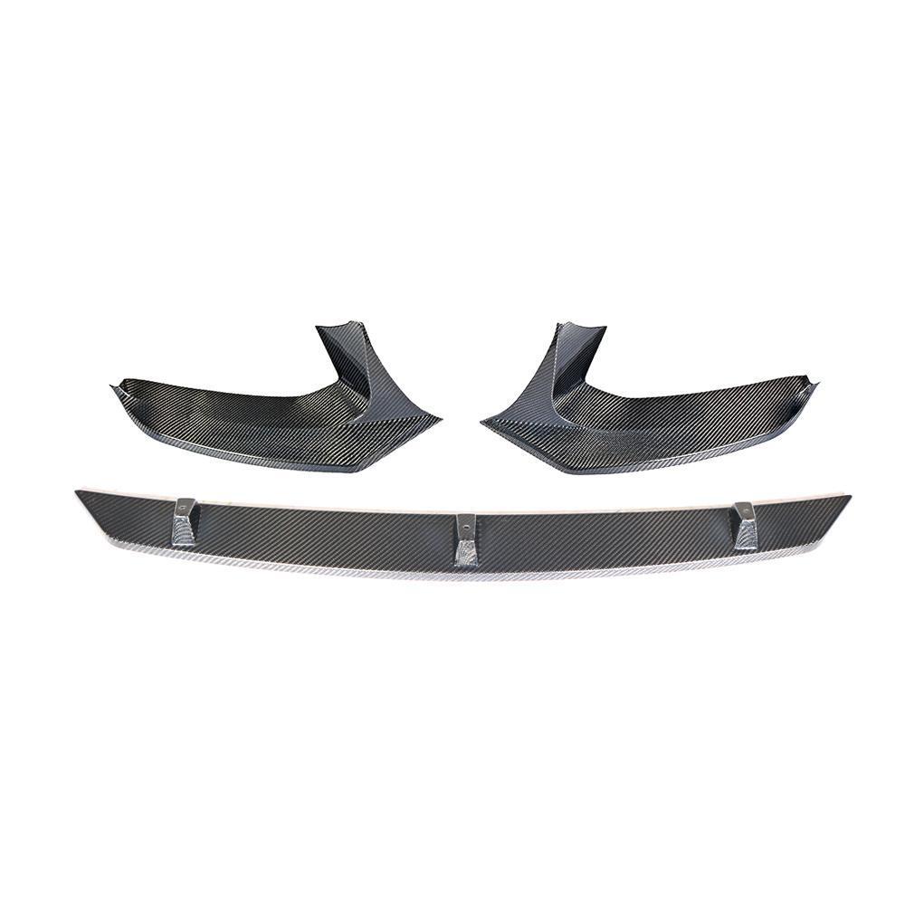 BMW G30 5 Series M Sport Carbon V Style Front Splitter 17-20-Carbon Factory