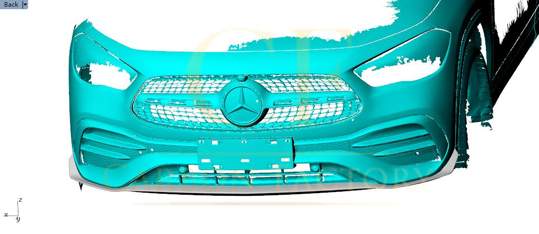 Mercedes Benz H247 GLA AMG Style Carbon Fibre Front Splitter 20-Present-Carbon Factory