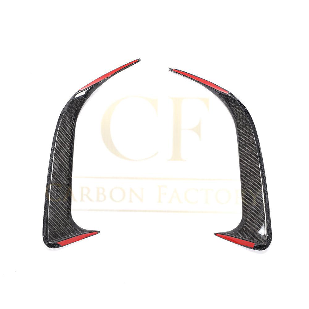 Mercedes Benz W117 CLA Carbon Fibre Rear Bumper Trims 13-19-Carbon Factory