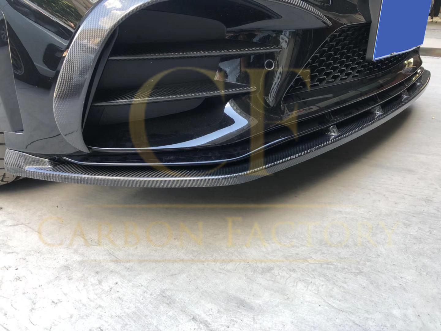 Mercedes Benz W205 C Class C43 Carbon Fibre Front Splitter 20-21-Carbon Factory