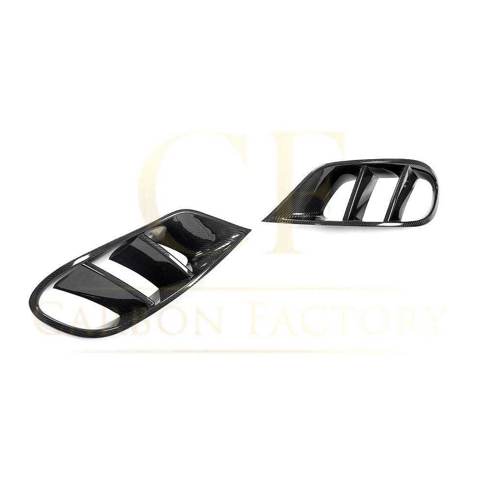 Mercedes Benz W222 S Class Coupe Carbon Fibre Front Fog Trims 14-17-Carbon Factory