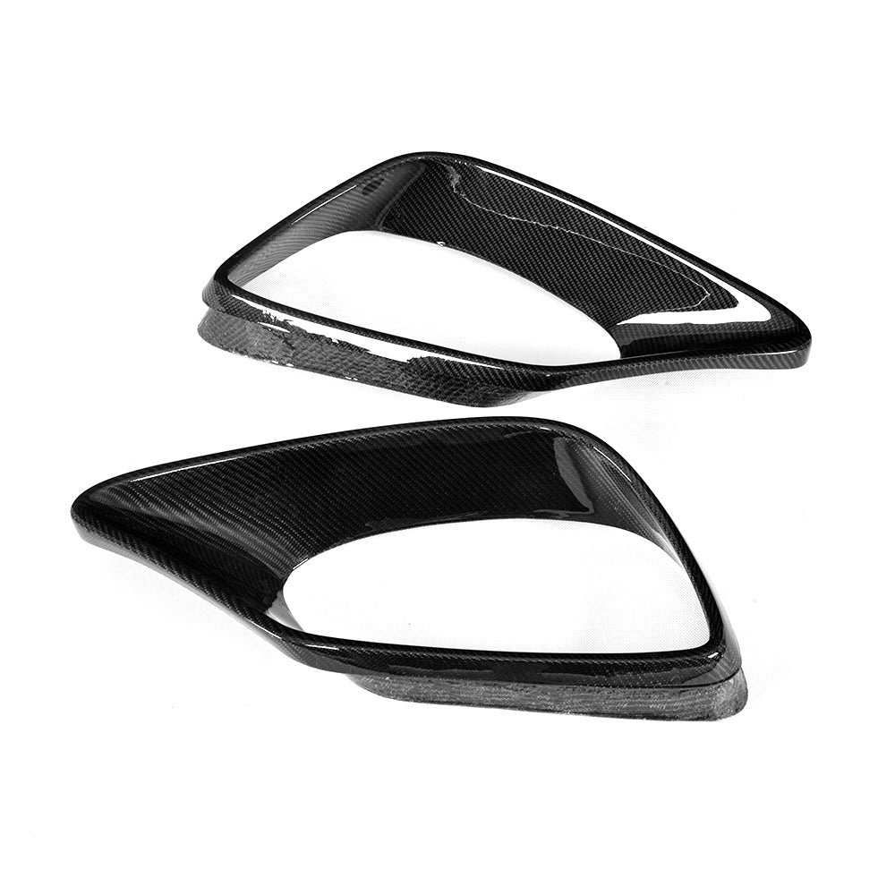 Mercedes Benz W222 S Class Saloon Carbon Fibre Front Scoops 18-Present-Carbon Factory