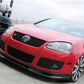 VW Golf MK5 GTI V Style Carbon Fibre Front Splitter 04-09-Carbon Factory