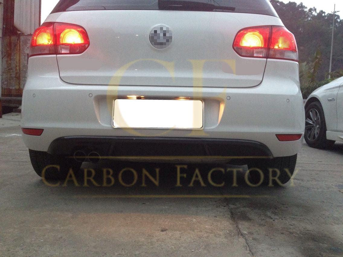 VW Golf MK6 GT Style Carbon Fibre Rear Diffuser 08-13 Twin Exhaust-Carbon Factory