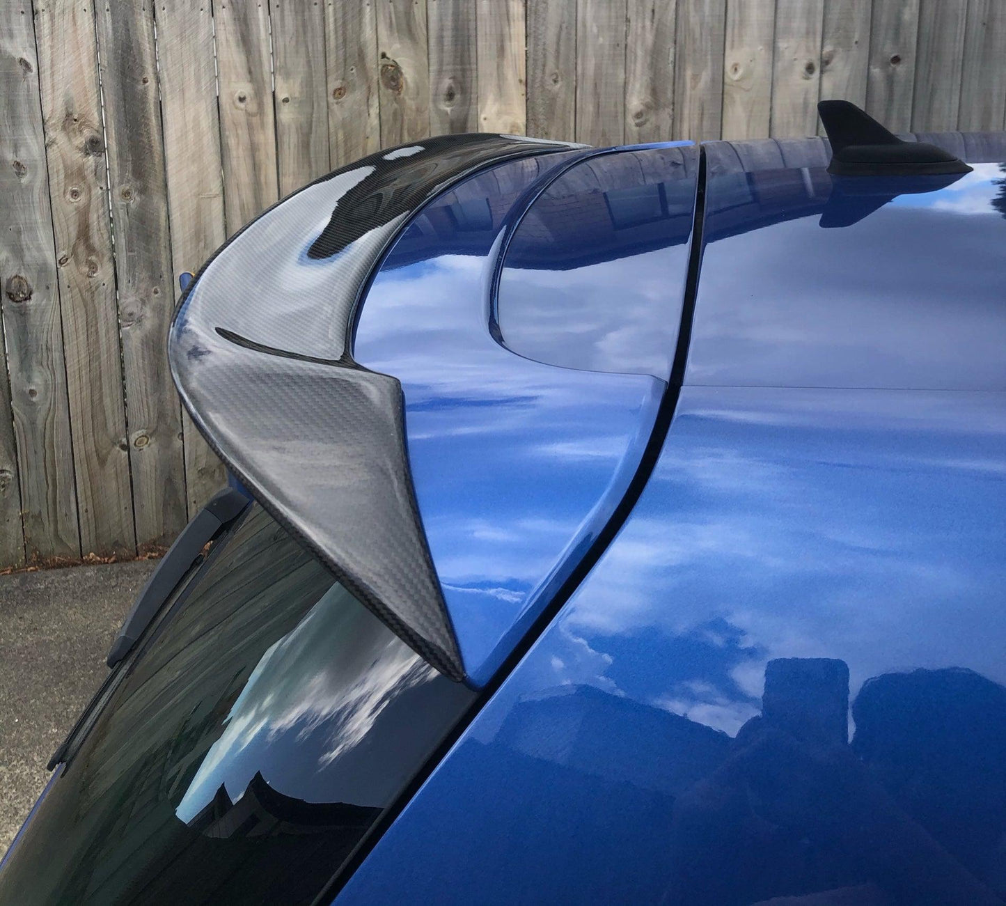 VW Golf MK6 GTI R20 OSIR Style Carbon Fibre Roof Spoiler 08-13-Carbon Factory