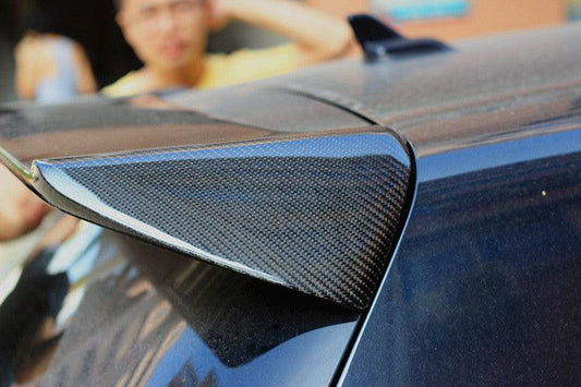 VW Golf MK6 GTI R20 P Style Carbon Fibre Roof Spoiler 08-13-Carbon Factory