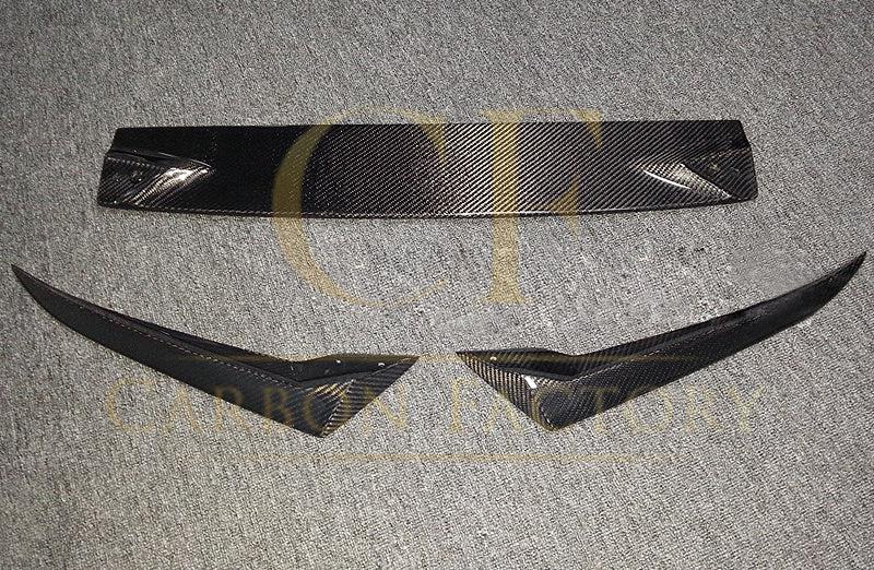 VW Golf MK6 R20 V Style Carbon Fibre Front Splitter 08-13-Carbon Factory