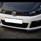 VW Golf MK6 R20 V Style Carbon Fibre Front Splitter 08-13-Carbon Factory