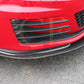 VW Golf MK7 GTI M Style Carbon Fibre Front Splitter 14-17-Carbon Factory