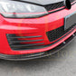 VW Golf MK7 GTI M Style Carbon Fibre Front Splitter 14-17-Carbon Factory