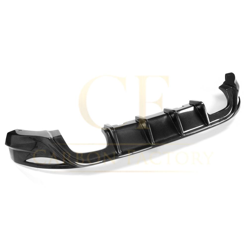 VW Golf MK7 GTI M Style Carbon Fibre Rear Diffuser 14-17-Carbon Factory