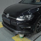 VW Golf MK7 R OZ Style Carbon Fibre Front Splitter 14-17-Carbon Factory