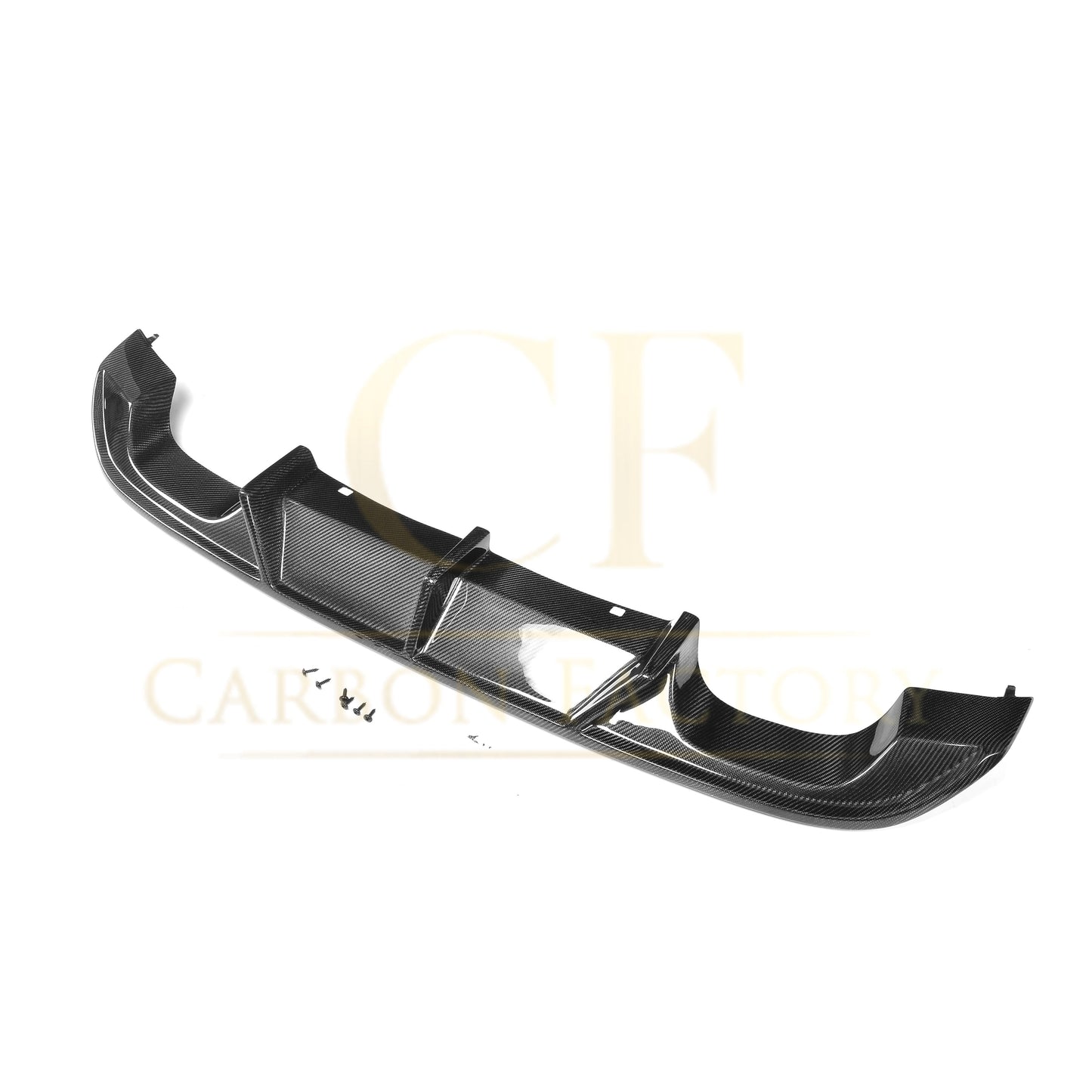 VW Golf MK7 R V Style Carbon Fibre Rear Diffuser 14-17-Carbon Factory