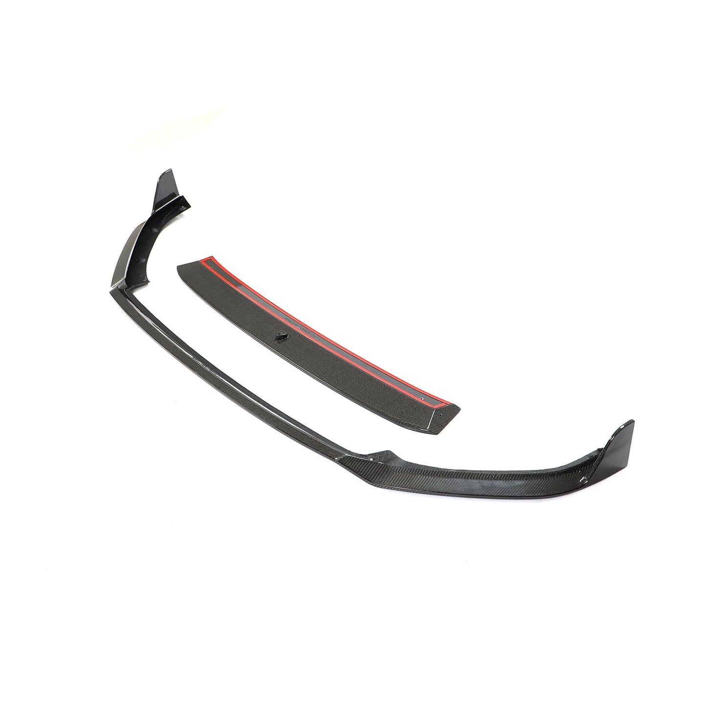 VW Golf MK7.5 GTI MK Style Carbon Fibre Front Splitter 18-20-Carbon Factory