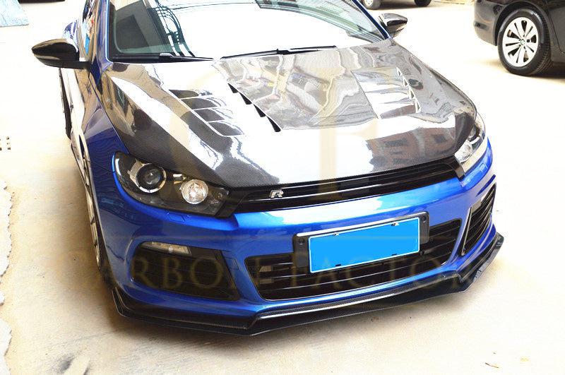 VW Scirocco R Carbon Fibre Front Splitter 09-14-Carbon Factory